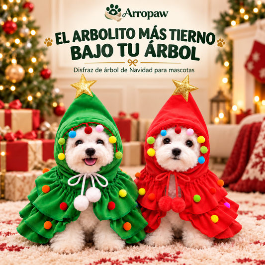 Disfraz de Árbol de Navidad para Perros