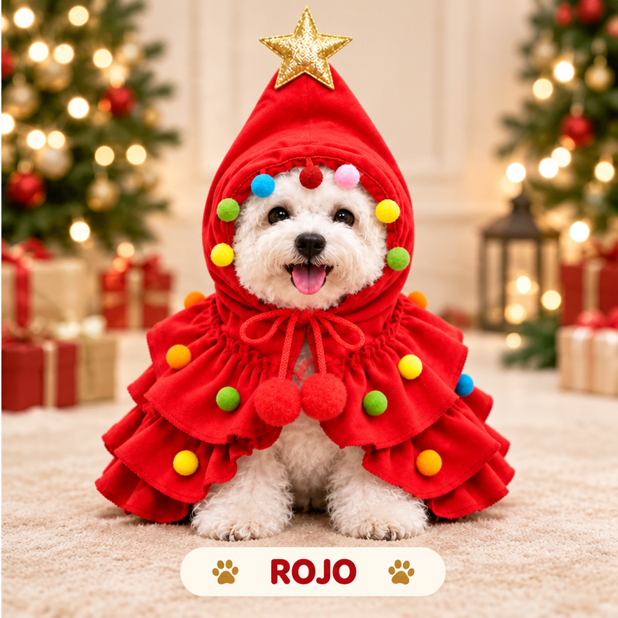 Disfraz de Árbol de Navidad para Perros