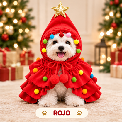 Disfraz de Árbol de Navidad para Perros